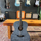 Jay Turser Full-Size Folk HPL Acoustic Guitar, Quilted Satin Black