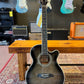 Oscar Schmidt Acoustic-Electric Guitar, Flame Trans Black