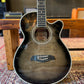 Oscar Schmidt Acoustic-Electric Guitar, Flame Trans Black