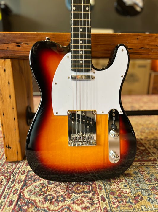 Jay Turser Telecaster Style Electric Guitar, Tobacco Sunburst