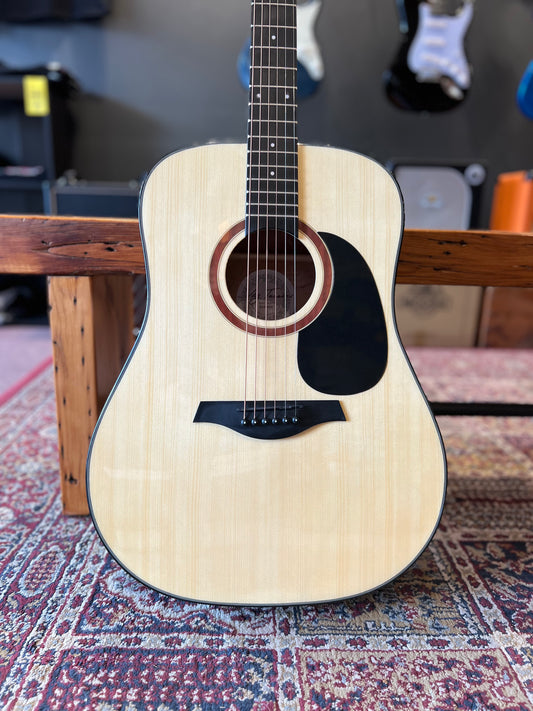 Jay Turser Dreadnought Acoustic Guitar, Full Size, Natural