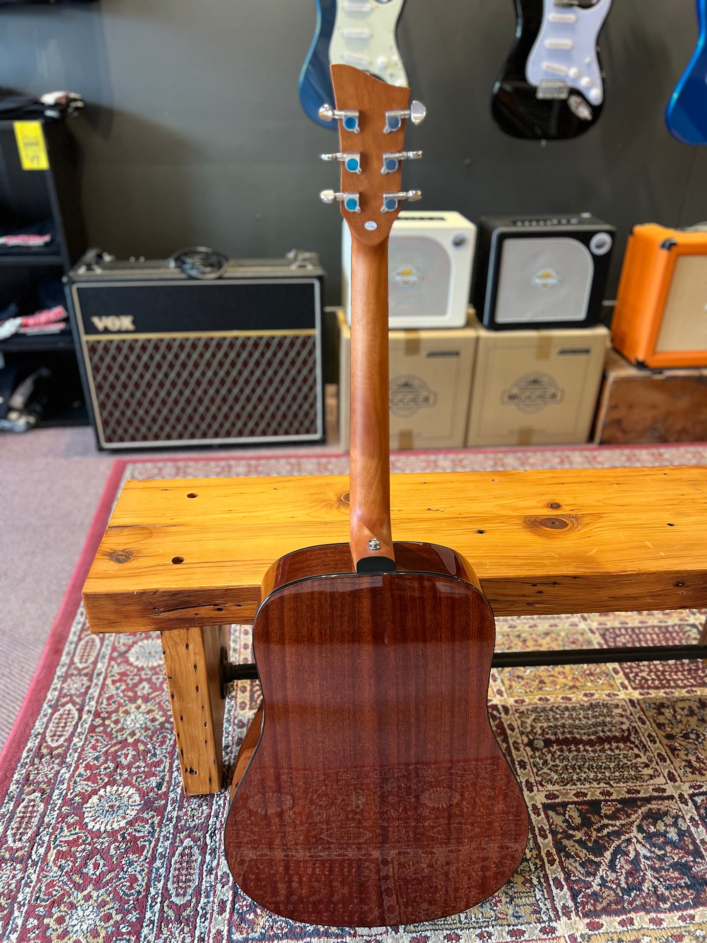 Jay Turser Dreadnought Acoustic Guitar, Full Size, Natural