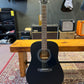 Cort Standard Series Spruce Top Acoustic / Electric Guitar, Black Satin