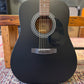 Cort Standard Series Spruce Top Acoustic / Electric Guitar, Black Satin