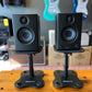 PreSonus Eris 3.5 Speakers USED (Like New!) with Yorkville Desk Stands