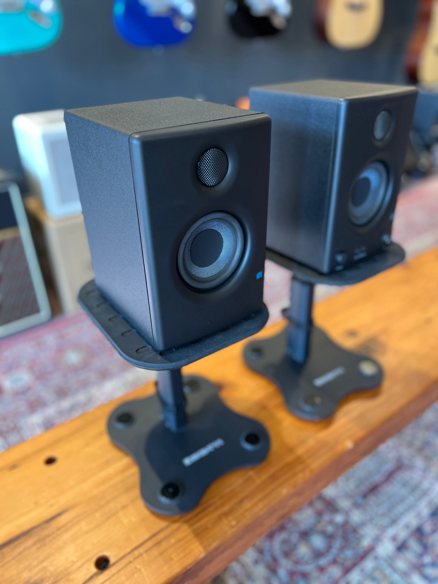 PreSonus Eris 3.5 Speakers USED (Like New!) with Yorkville Desk Stands