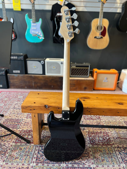 Jay Turser Jazz-Style Electric Bass Guitar, Black