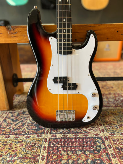 Jay Turser P-Style Electric Bass Guitar, Tobacco Sunburst