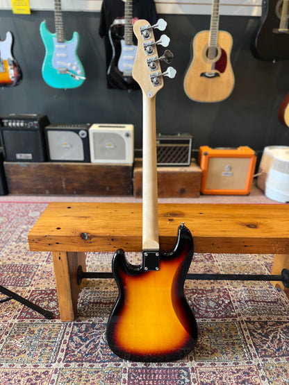 Jay Turser P-Style Electric Bass Guitar, Tobacco Sunburst