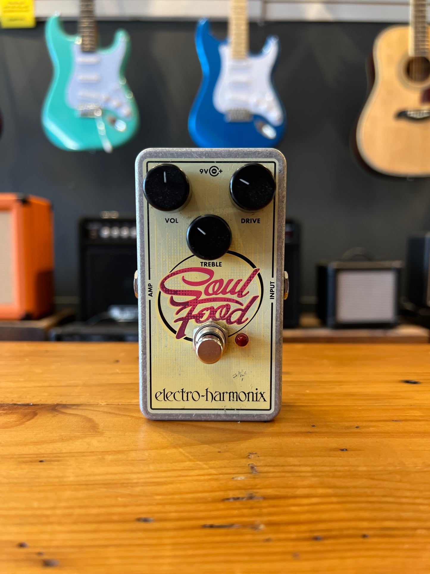 Electro Harmonix Soul Food Overdrive Effects Pedal USED