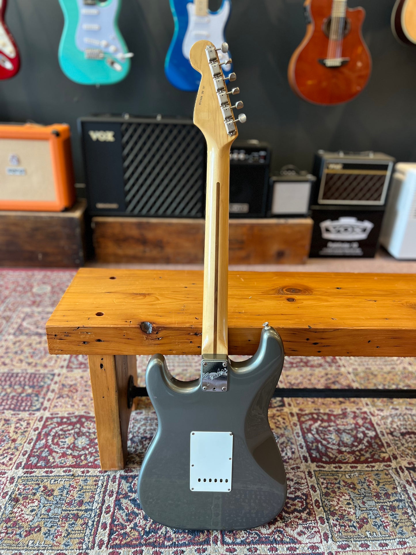 Fender Eric Clapton Stratocaster Electric Guitar - Late 80's Pewter Grey Metallic USED