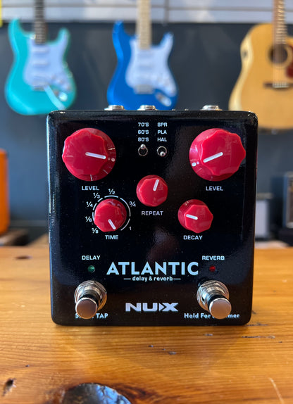 Nux Atlantic Delay & Reverb Pedal USED MINT