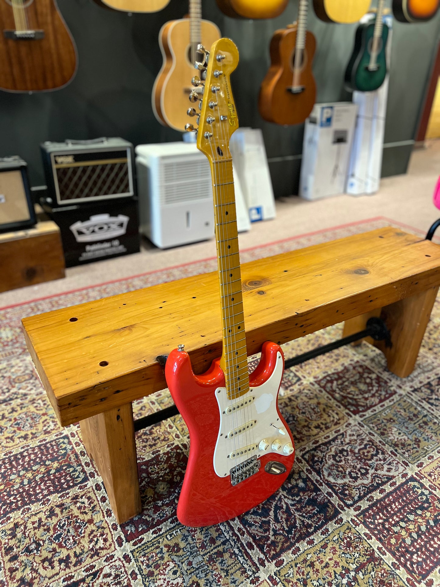 Squier Classic Vibe '50s Stratocaster with Maple Neck/Fingerboard - Fiesta Red USED