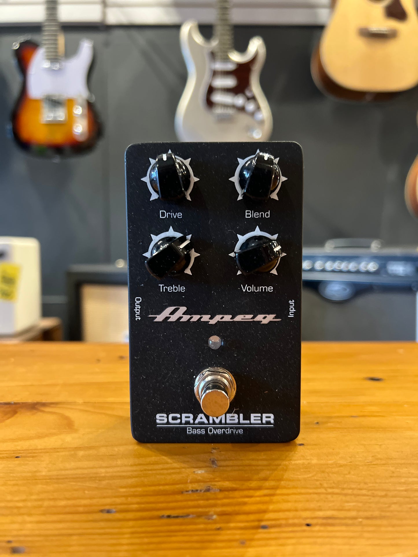 Ampeg Scrambler Bass Overdrive Effects Pedal USED