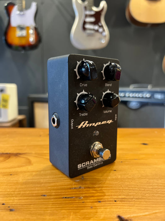 Ampeg Scrambler Bass Overdrive Effects Pedal USED