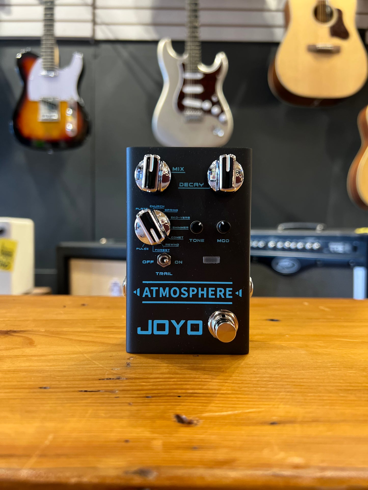 Joyo Atmosphere Dig Reverb Effects Pedal USED