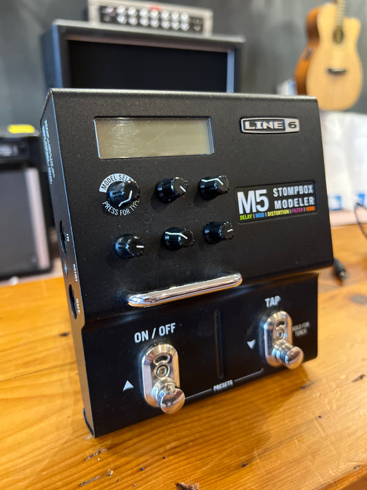 Line 6 M5 Stompbox Effects Pedal Modeler USED