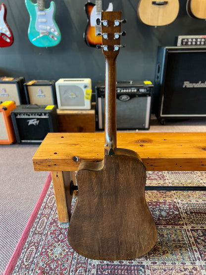 Madera Acoustic/Electric Cutaway Guitar Worn Brown