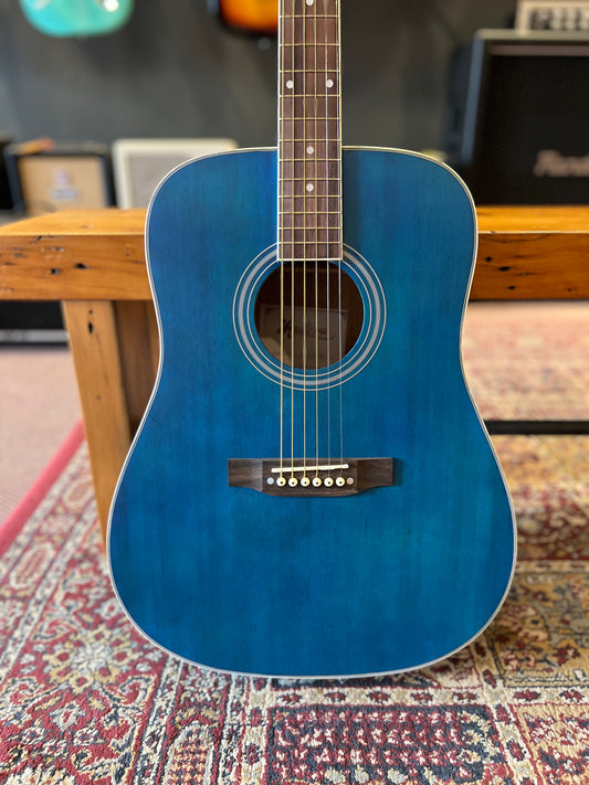 Madera Acoustic Guitar Blue