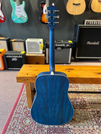 Madera Acoustic Guitar Blue