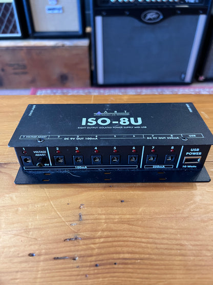 ART ISO-8U Isolated Pedal Power Supply USED