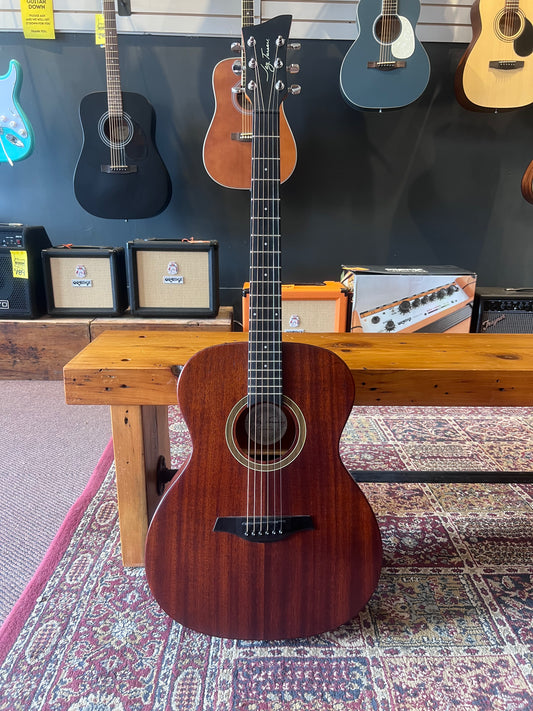 Jay Turser Full Size Folk Guitar Mahogany Satin USED