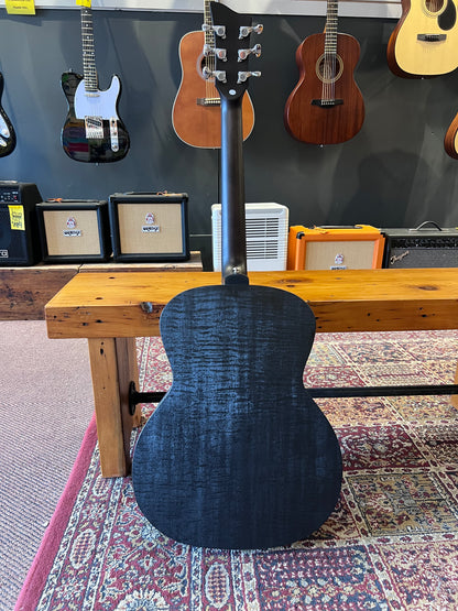 Jay Turser Full-Size Folk HPL Acoustic Guitar, Satin Black