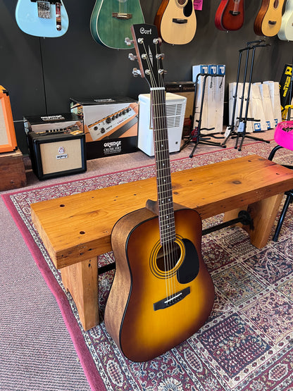 Cort Standard Series Spruce Top Acoustic Guitar, Satin Sunburst