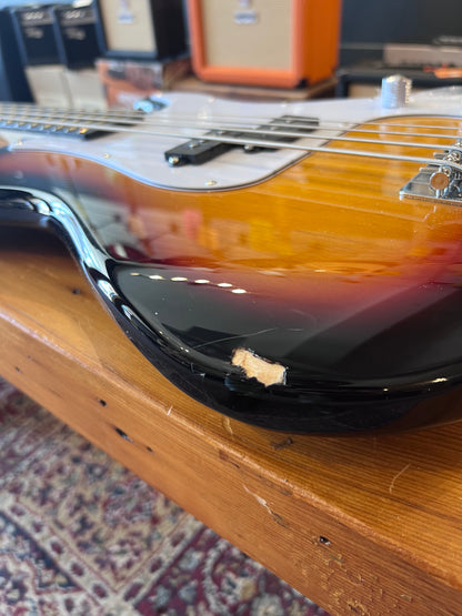 Jay Turser 4-String P-Style Electric Bass Guitar, Tobacco Sunburst B-STOCK