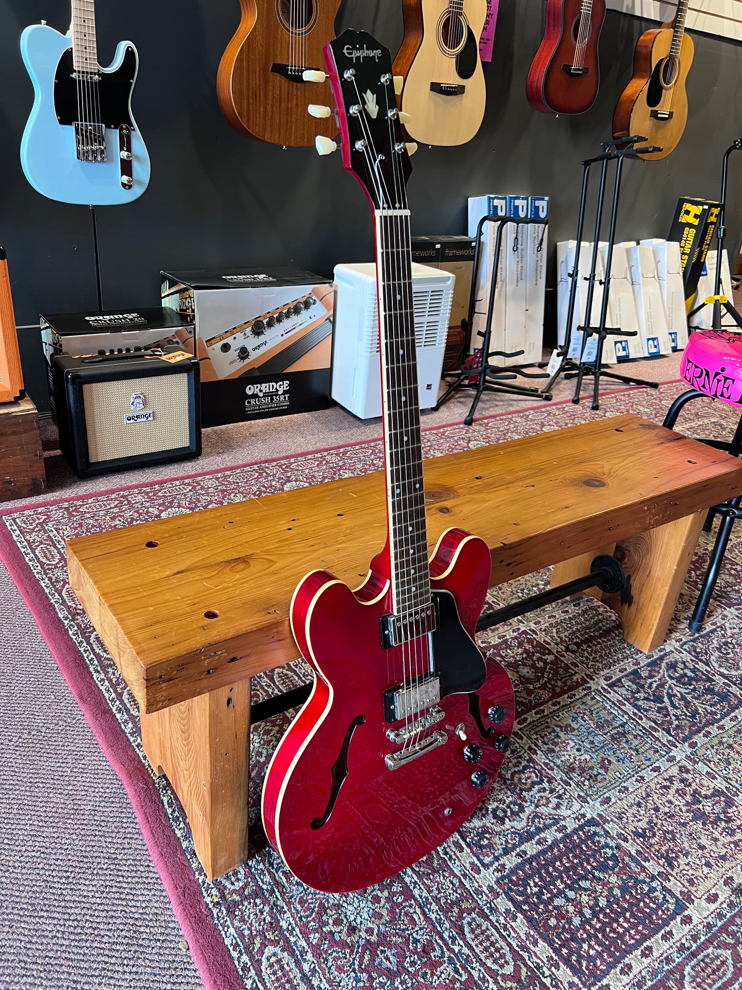 Epiphone ES-335 Inspired by Series Cherry Red Electric Guitar USED