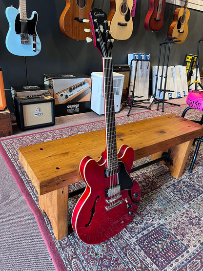 Epiphone ES-335 Inspired by Series Cherry Red Electric Guitar USED