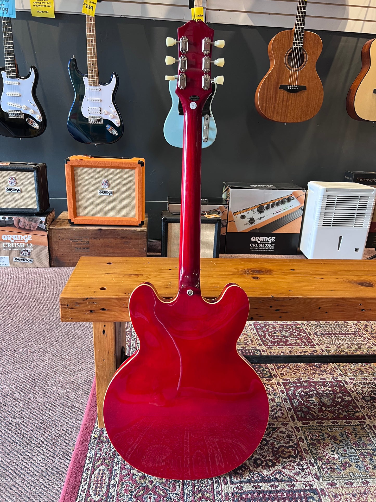 Epiphone ES-335 Inspired by Series Cherry Red Electric Guitar USED