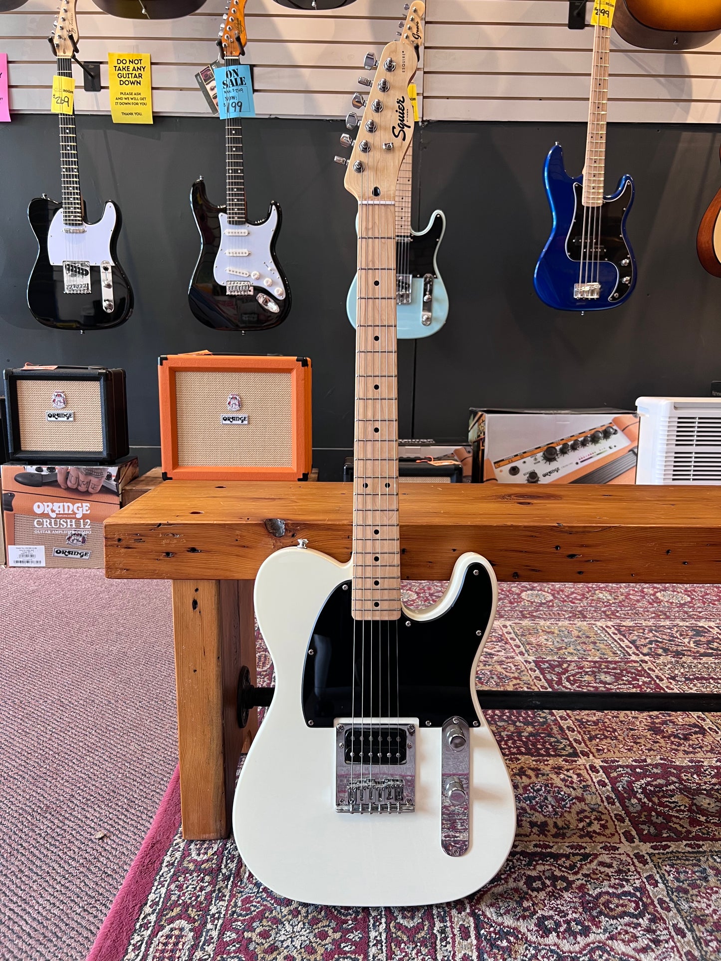 Squier Sonic Esquire H Electric Guitar - Arctic White USED