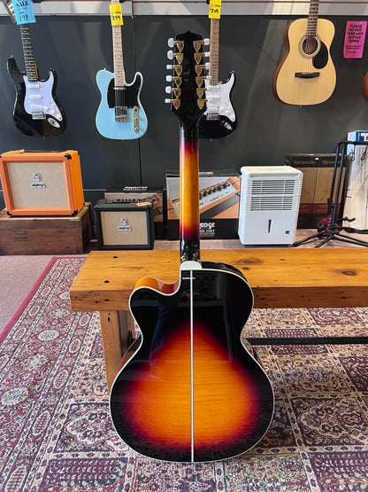 Takamine Jumbo GJ72CE-12 12 String Acoustic Guitar with Hard Case USED