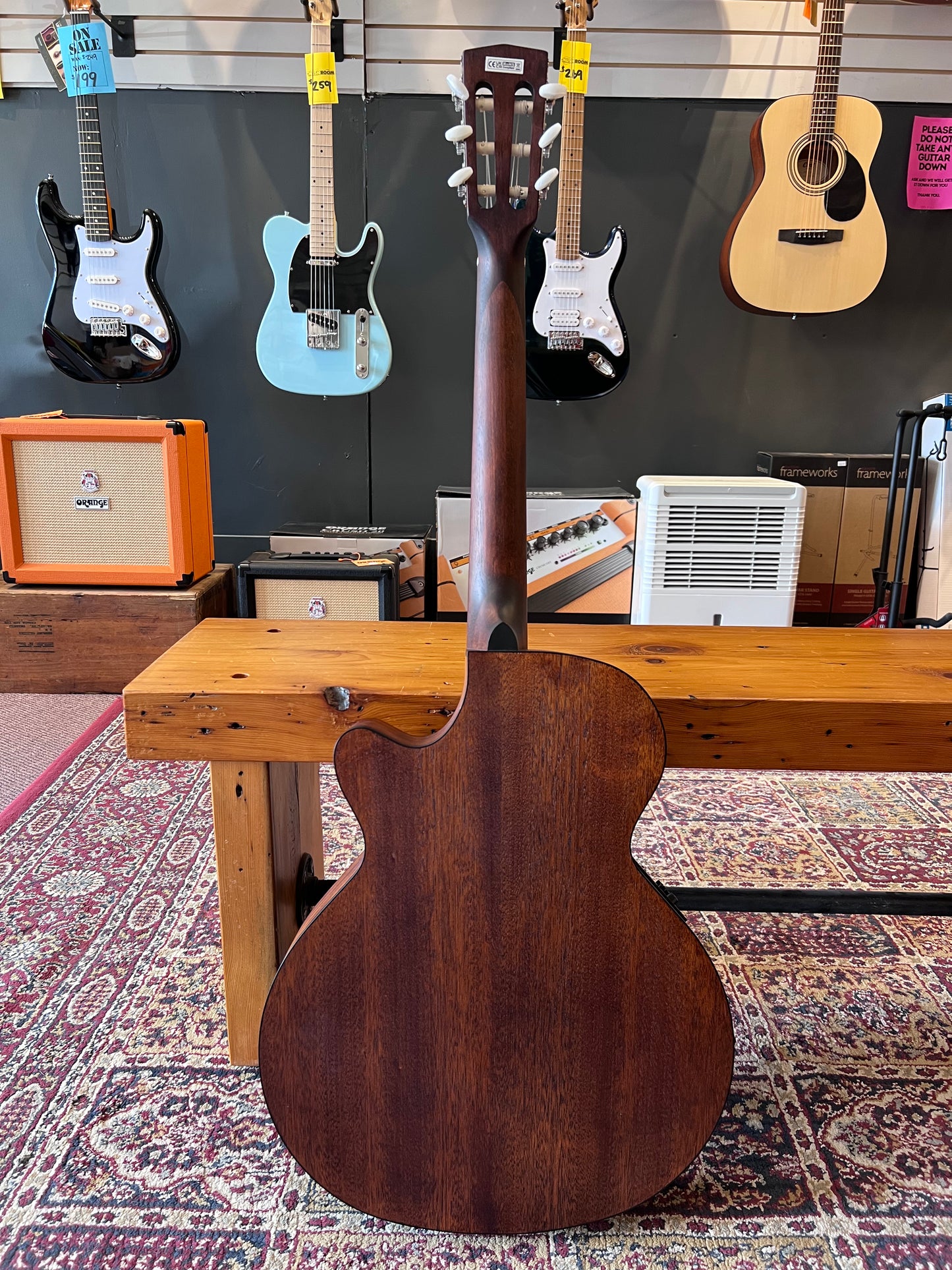 Cort Classic Series Spruce Top Acoustic Classical Guitar, Open Pore