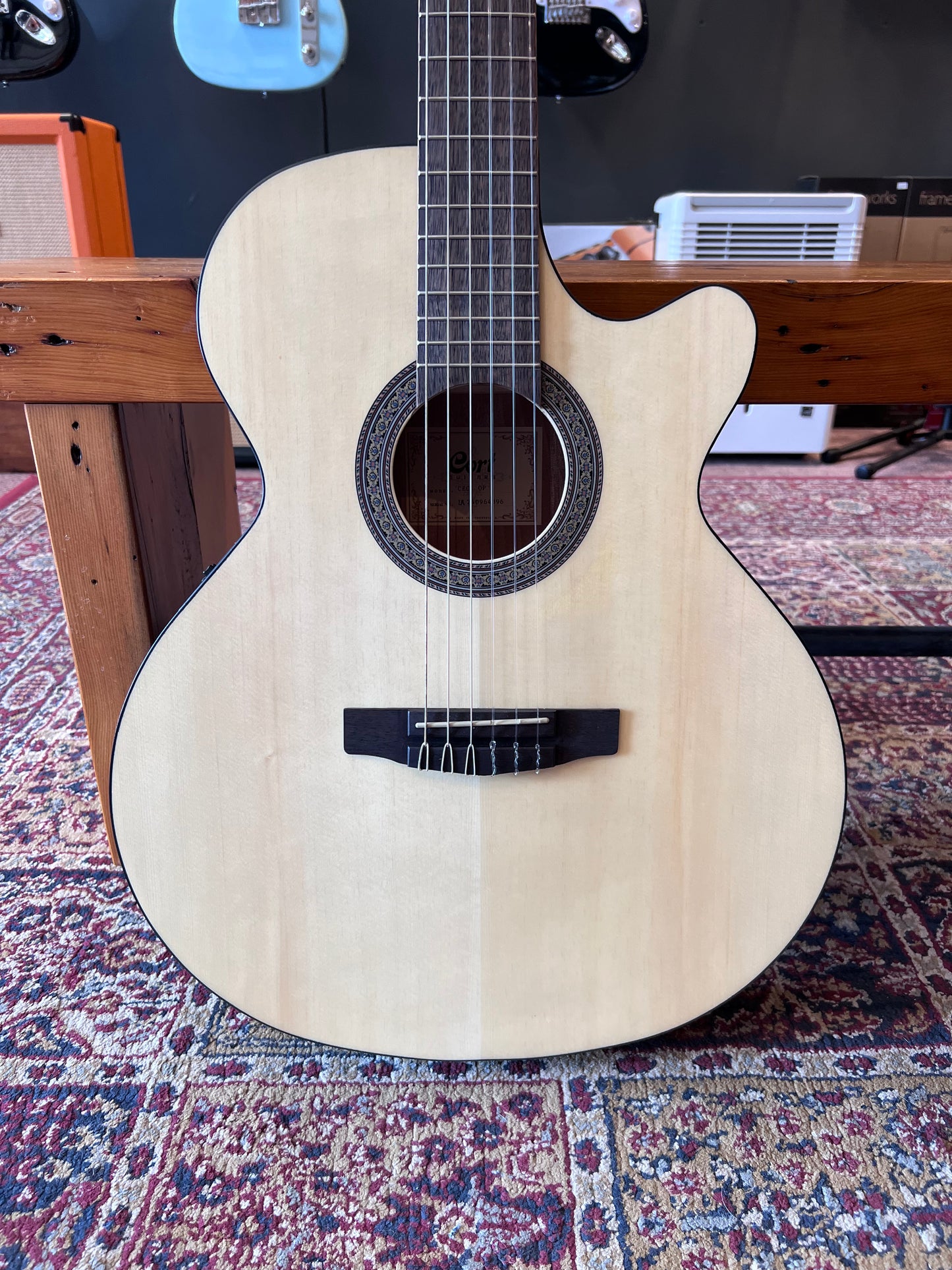 Cort Classic Series Spruce Top Acoustic Classical Guitar, Open Pore