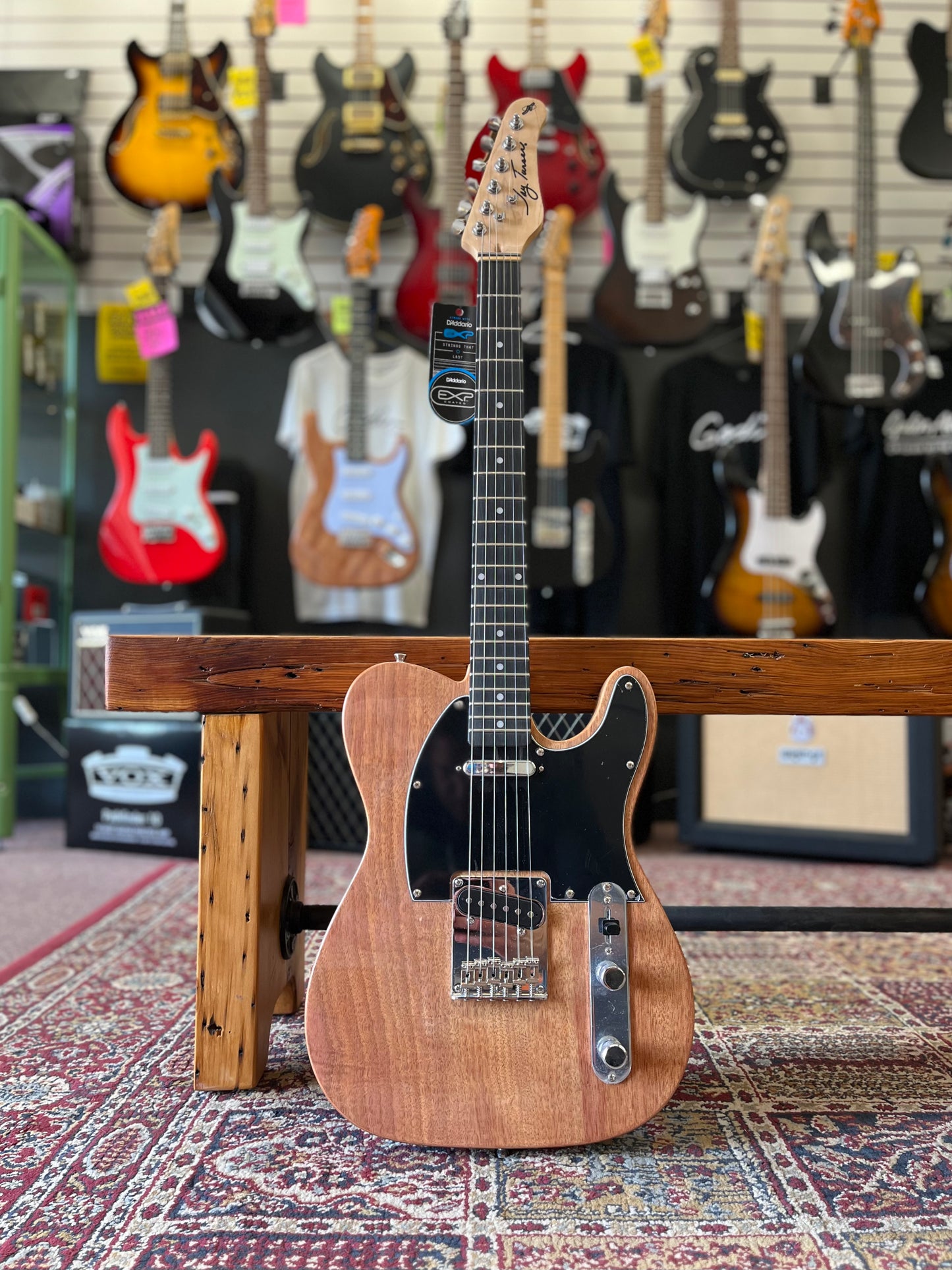 Jay Turser Telecaster Style Electric Gtr-Natural