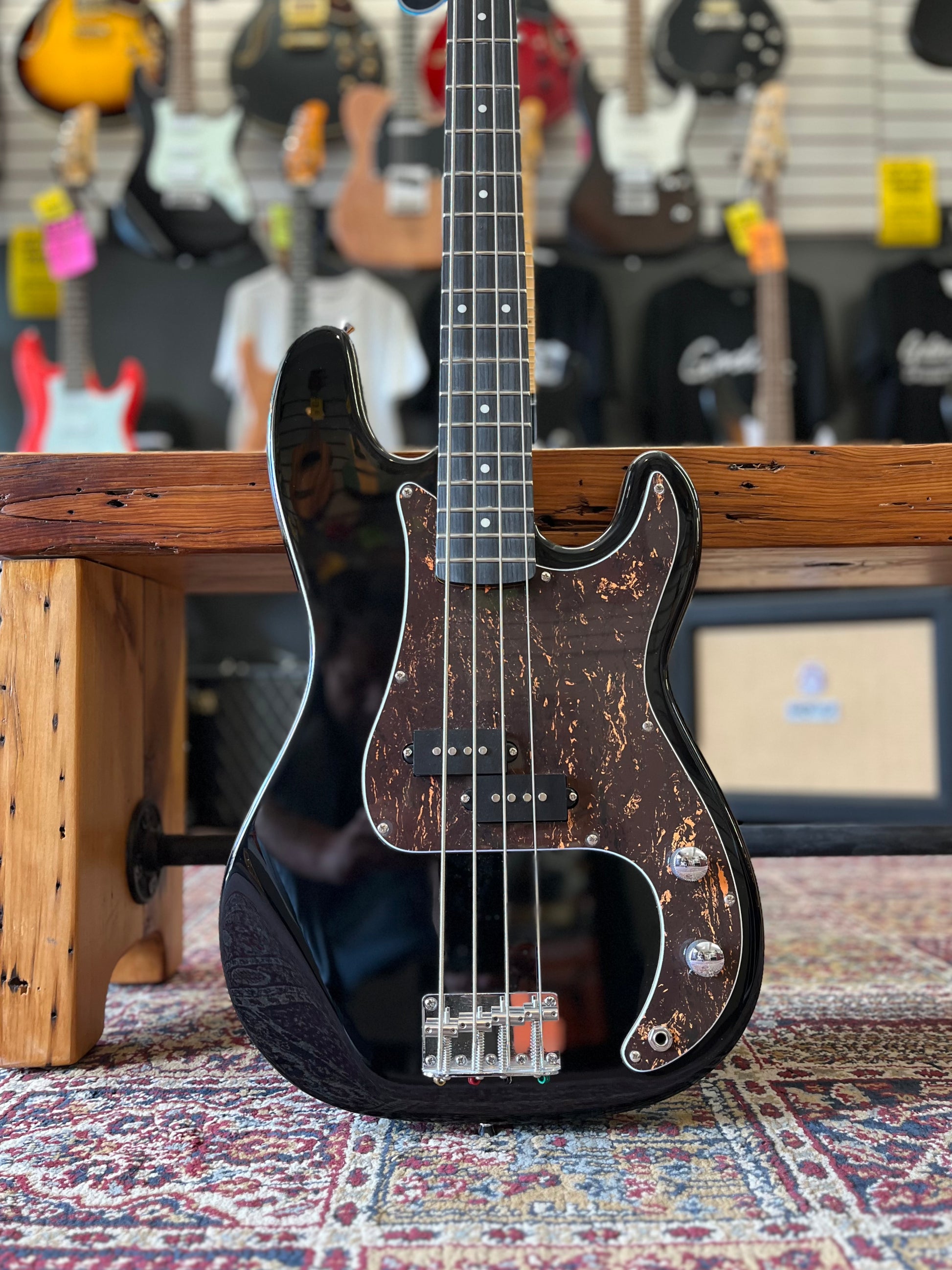 Jay Turser Precision Style Bass Guitar Black