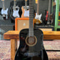 Jay Turser Dreadnought Acoustic Guitar, Full Size, Black
