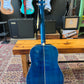 Oscar Schmidt Dreadnought Acoustic RH 6 Str. Guitar - Trans Blue