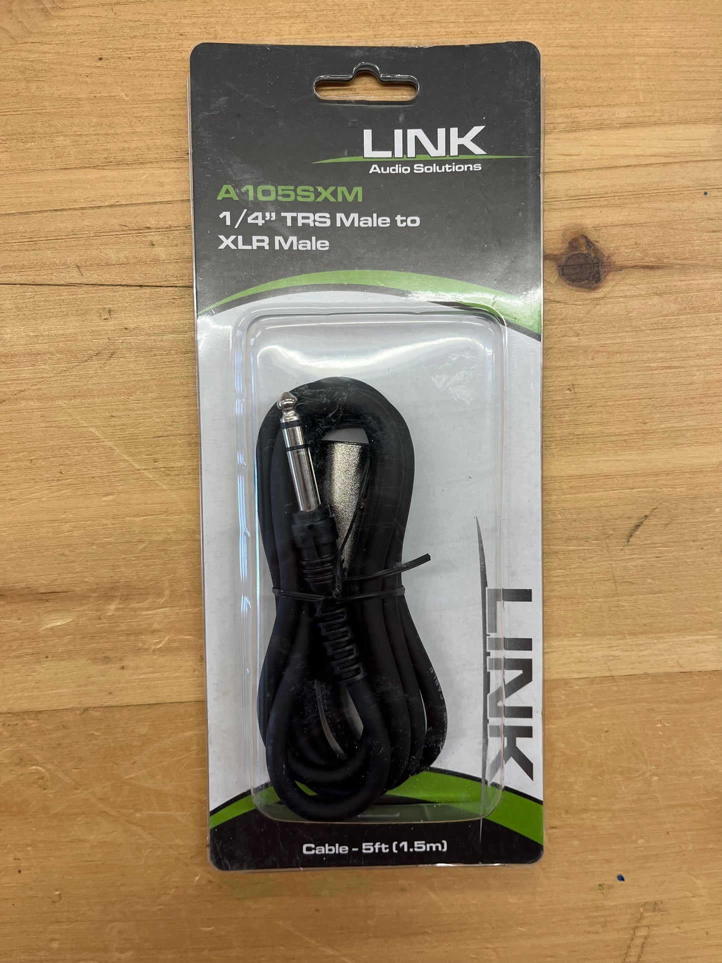 Link TRS Balanced to XLR-M - 5 foot