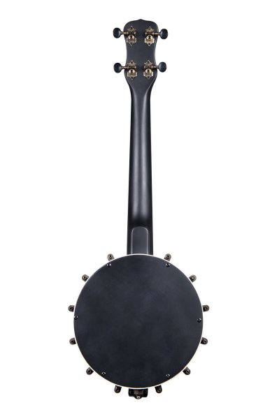 Kala Concert Banjo Ukulele With Bag, Black Satin OPEN BOX DEMO MODEL