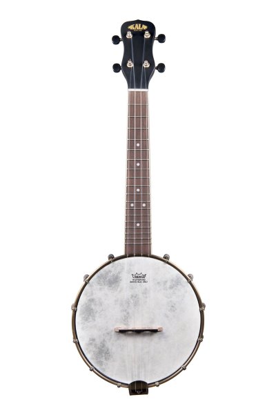 Kala Concert Banjo Ukulele With Bag, Black Satin OPEN BOX DEMO MODEL