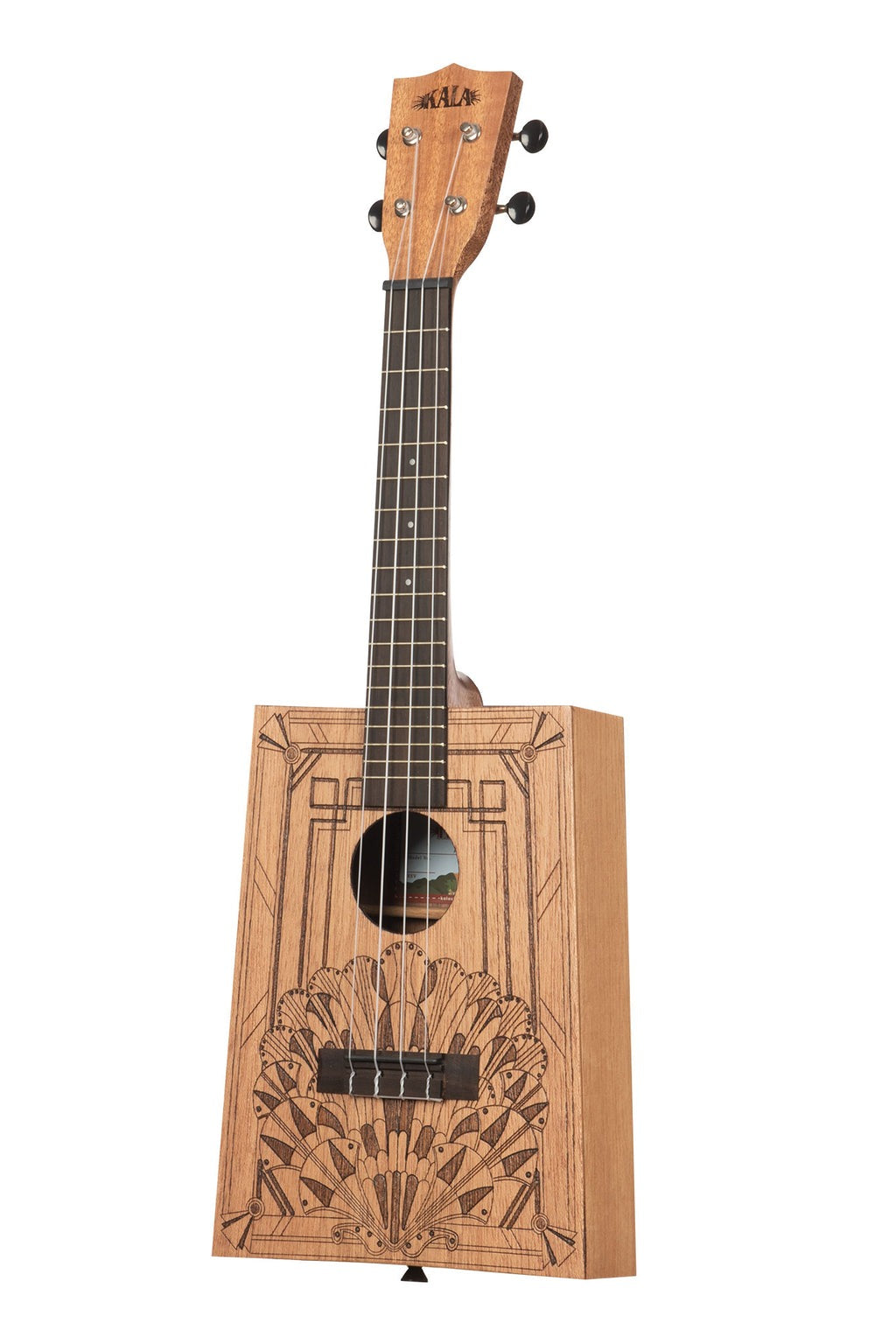 Kala Art Deco Cigar Box Concert Uke