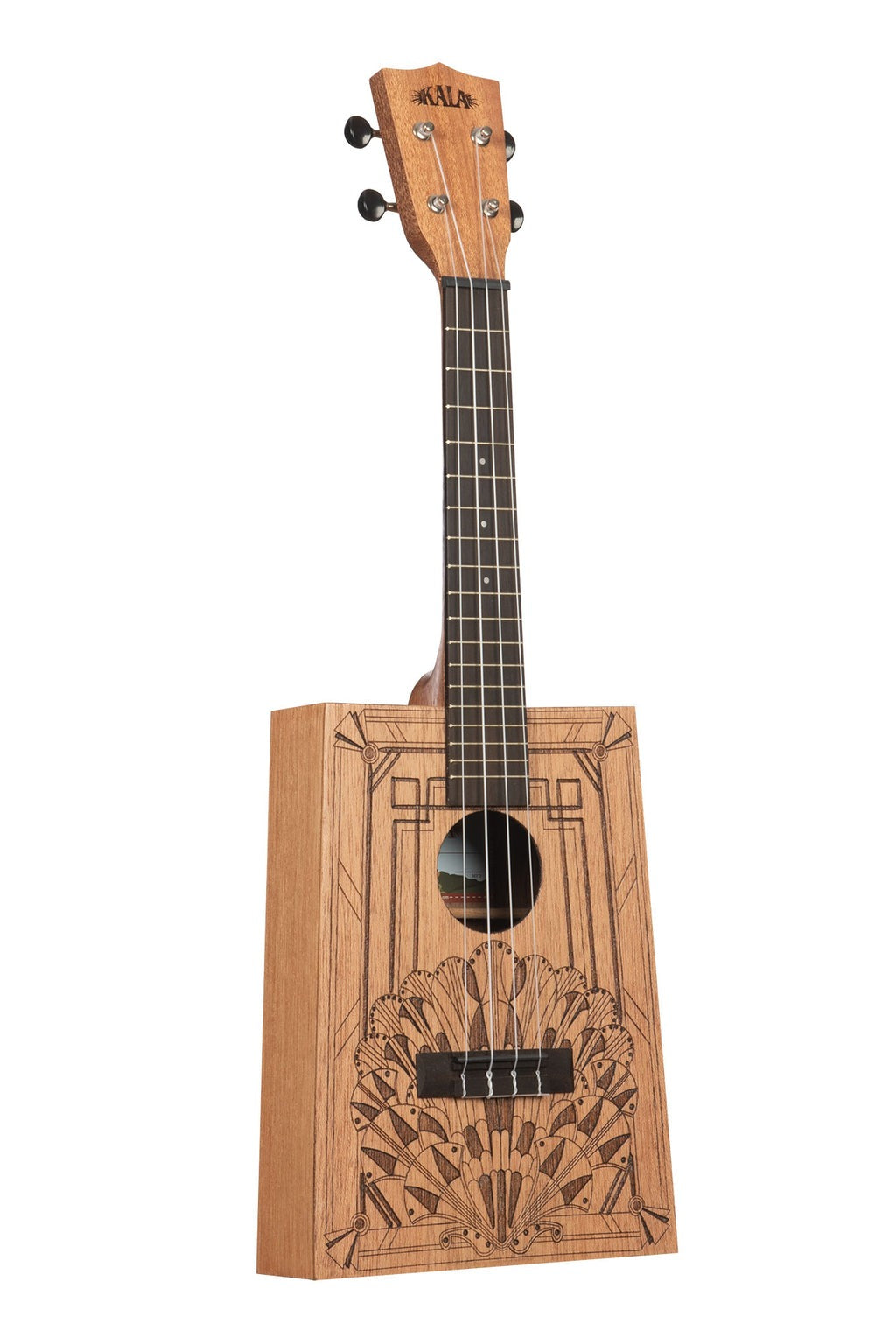 Kala Art Deco Cigar Box Concert Uke