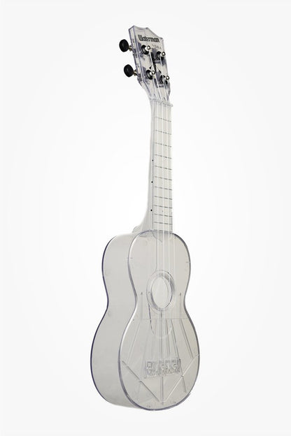 Kala Transparent Ice Soprano Ukulele (Clear)
