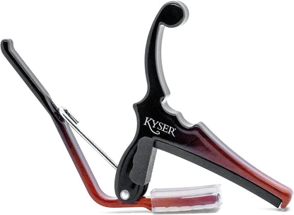 Kyser Quick-Change Electric Guitar Capo, Sunburst