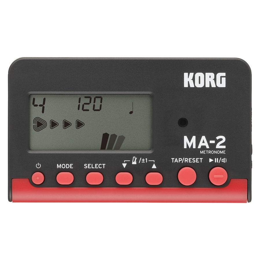 Korg Digital LCD Metronome, Black/Red