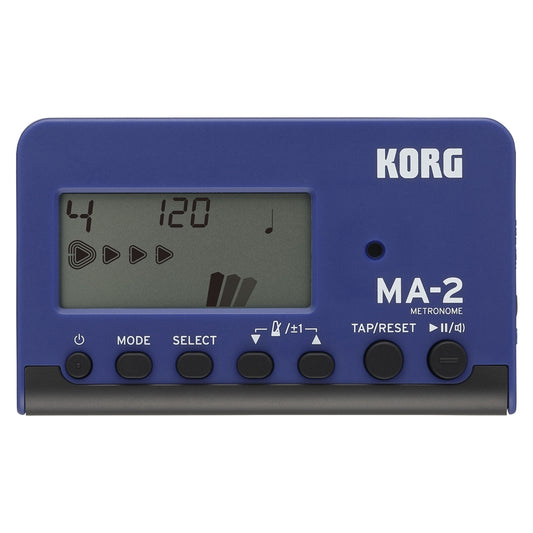 Korg Digital LCD Metronome, Black/Blue