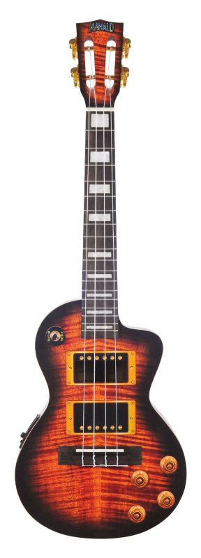 Kala Artist Elite Series Graphics Tenor Electric Ukulele With Bag, Electric Guitar